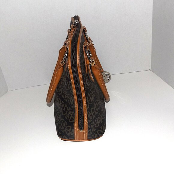 Giani Bernini Dome Block Signature Satchel Handbag - Picture 4 of 13